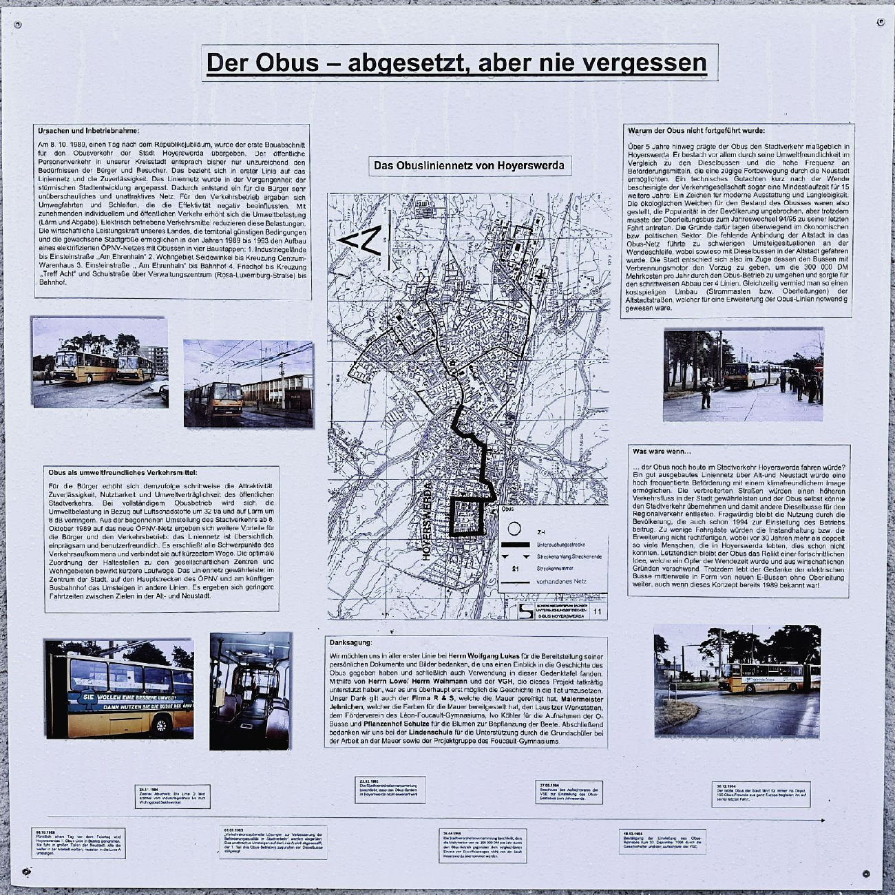 Хойерсверда — Троллейбусный памятник
